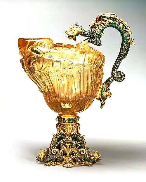 Rock crystal ewer